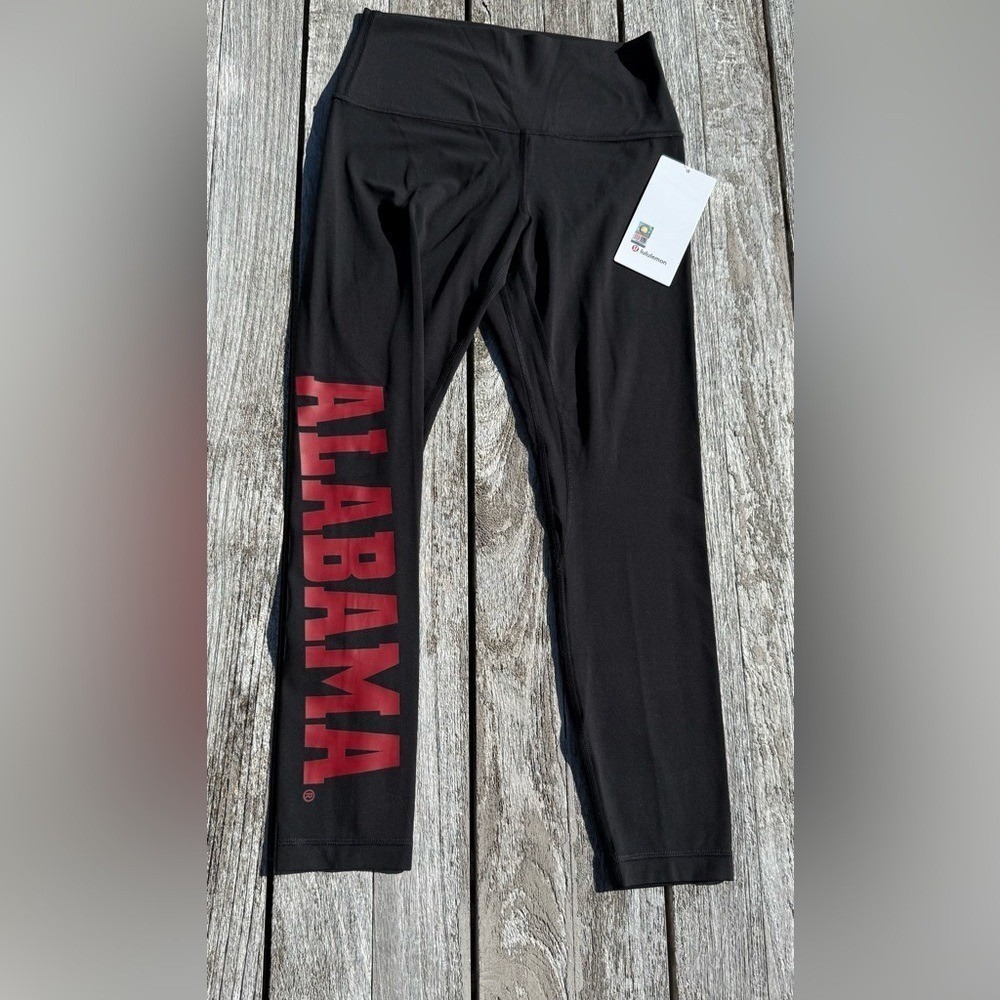 Lululemon x University of Alabama Align Pant 28" Crimson Tide size 8 NWT - Picture 2 of 7